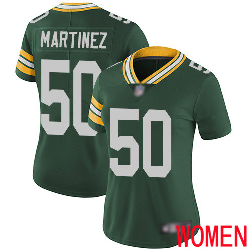 Green Bay Packers Limited Green Women #50 Martinez Blake Home Jersey Nike NFL Vapor Untouchable